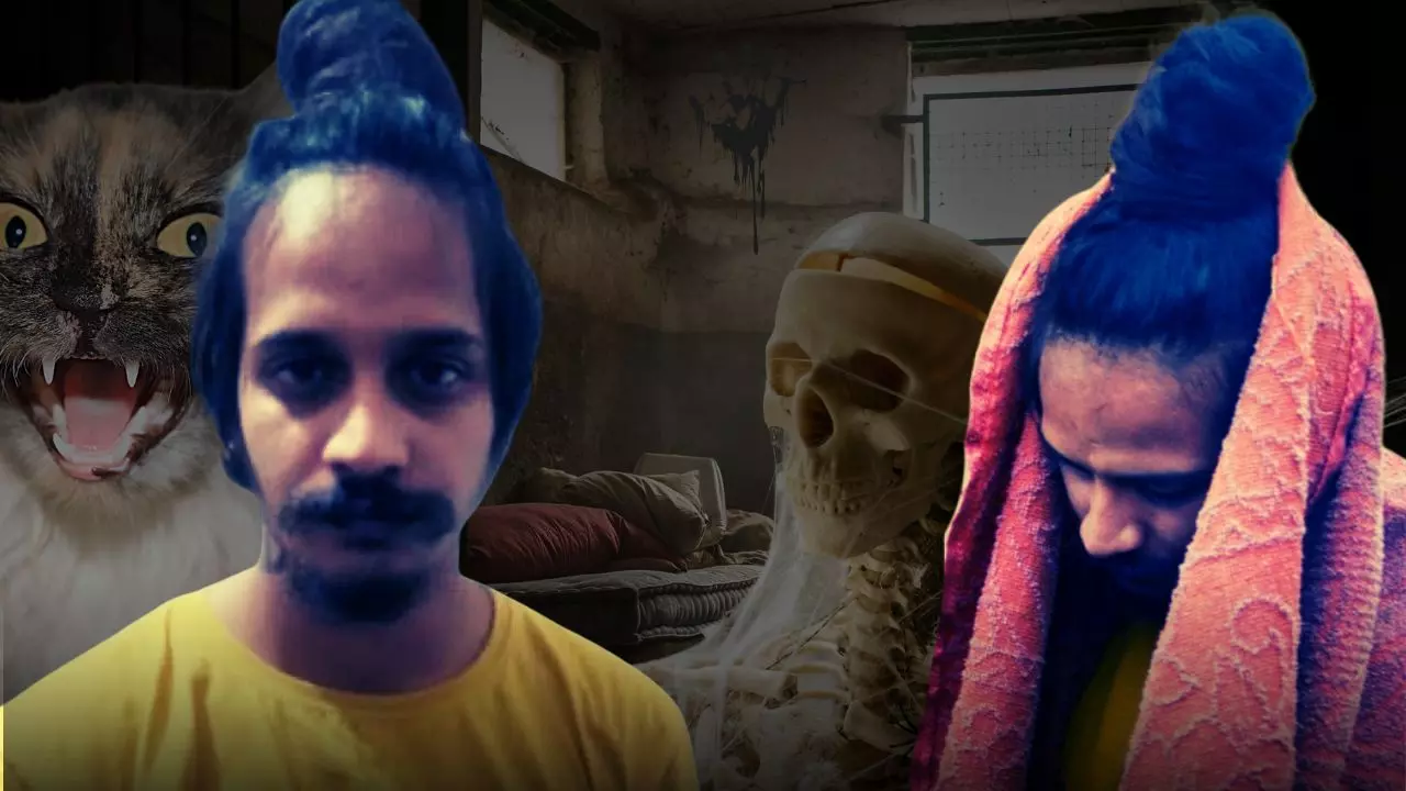 घुप्प अंधेरा, डरावने स्केचेज, भुतही तस्वीरें और बिल्लियों संग डिनर! मिलिए, मुस्कान के महादेव प्रेमी साहिल से