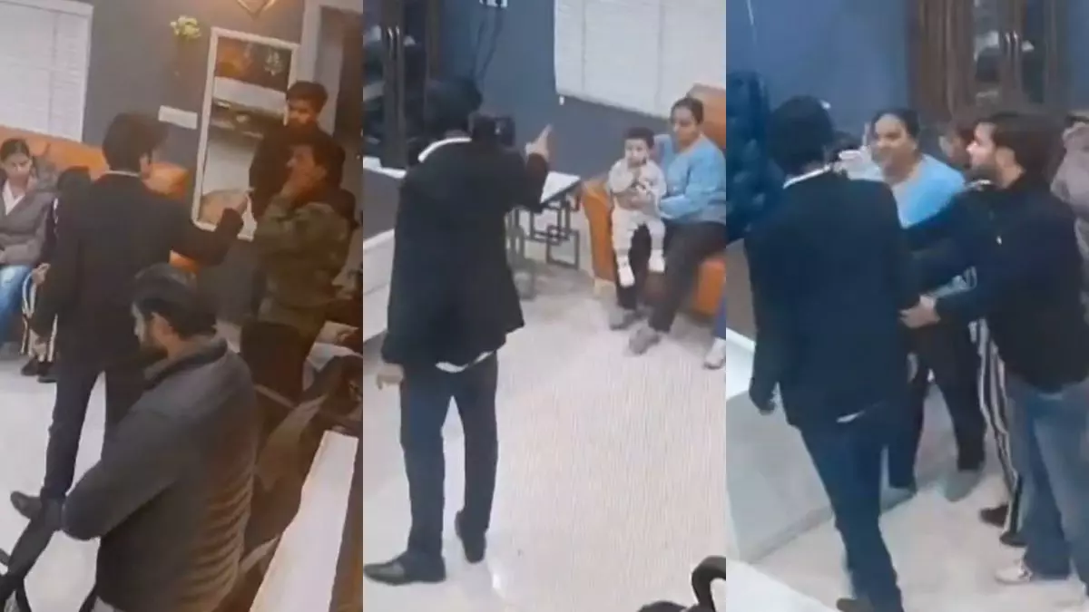 स्वयंभू पादरी बजिंदर सिंह ने महिला पर गुस्से में फेंका कागज, विरोध करने पर जड़े थप्पड़; वीडियो हुआ वायरल