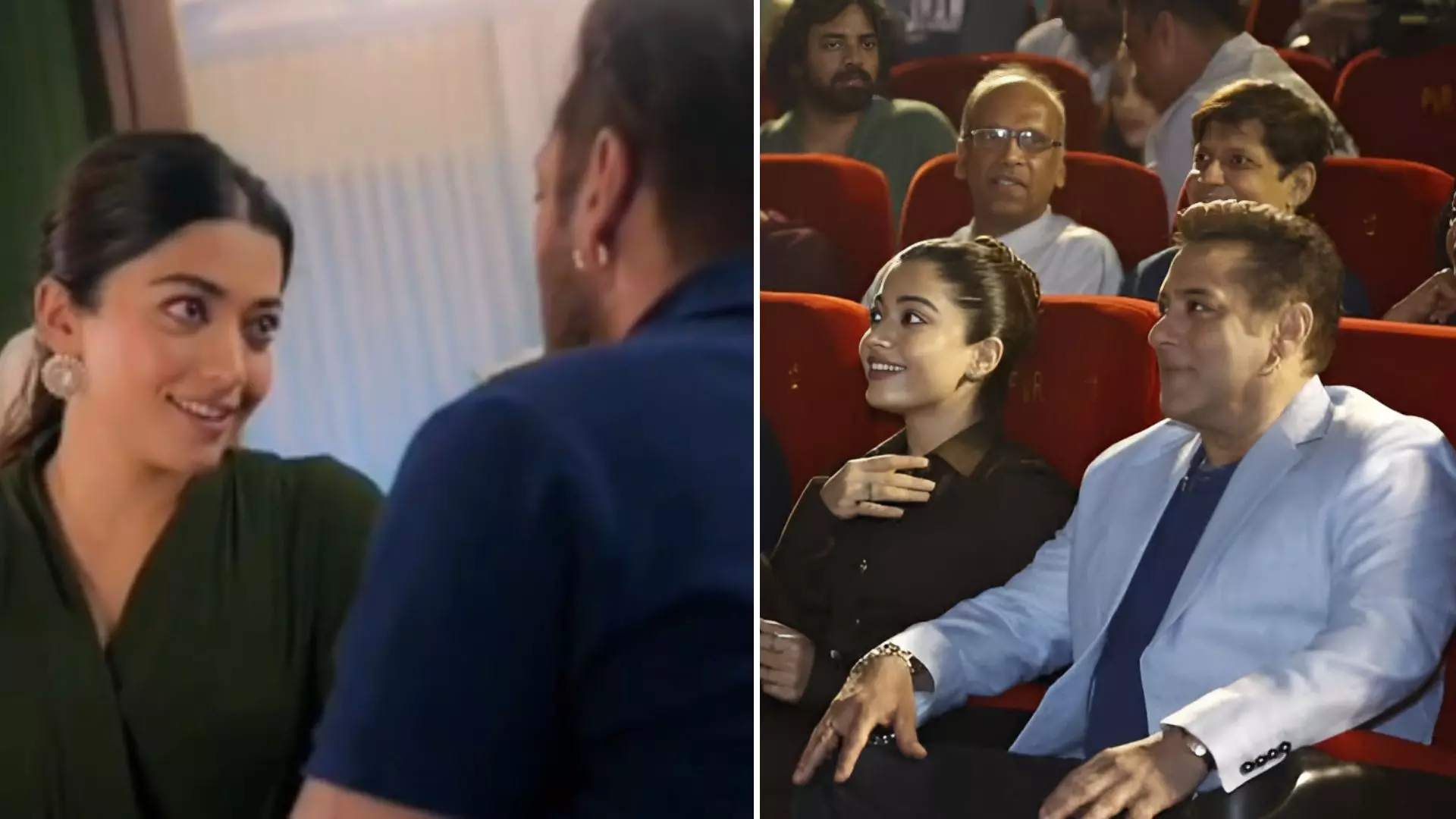 बाप बेटी टाइम स्पेंड कर रहे हैं... अपनी केमिस्ट्री के लिए ट्रोल हो रहे हैं Salman Khan और Rashmika Mandanna