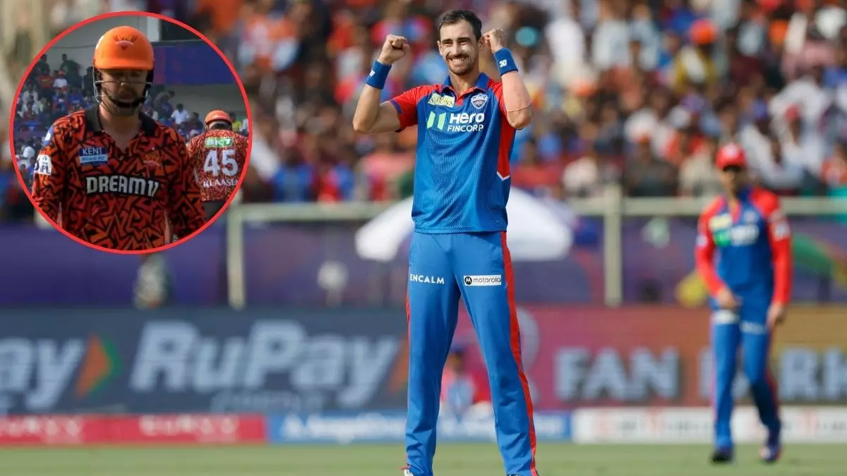 IPL 2025 DC Vs SRH: मिचेल स्टार्क के सामने ट्रेविस हेड की एक नहीं चलती, 7 गेंदों में 2 बार हो चुके आउट