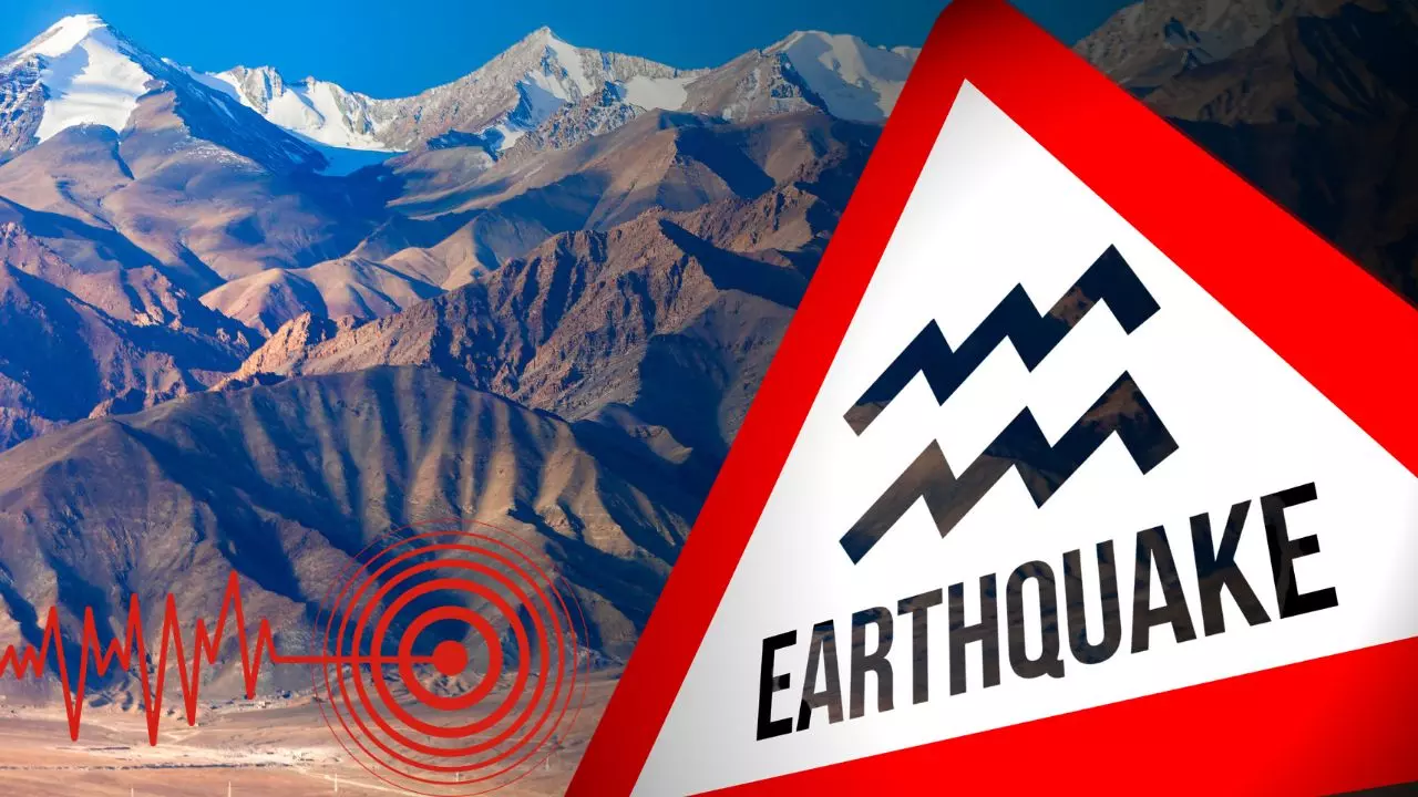 लद्दाख के लेह में हिली धरती, महसूस किए गए भूकंप के झटके, 4.2 की रही तीव्रता
