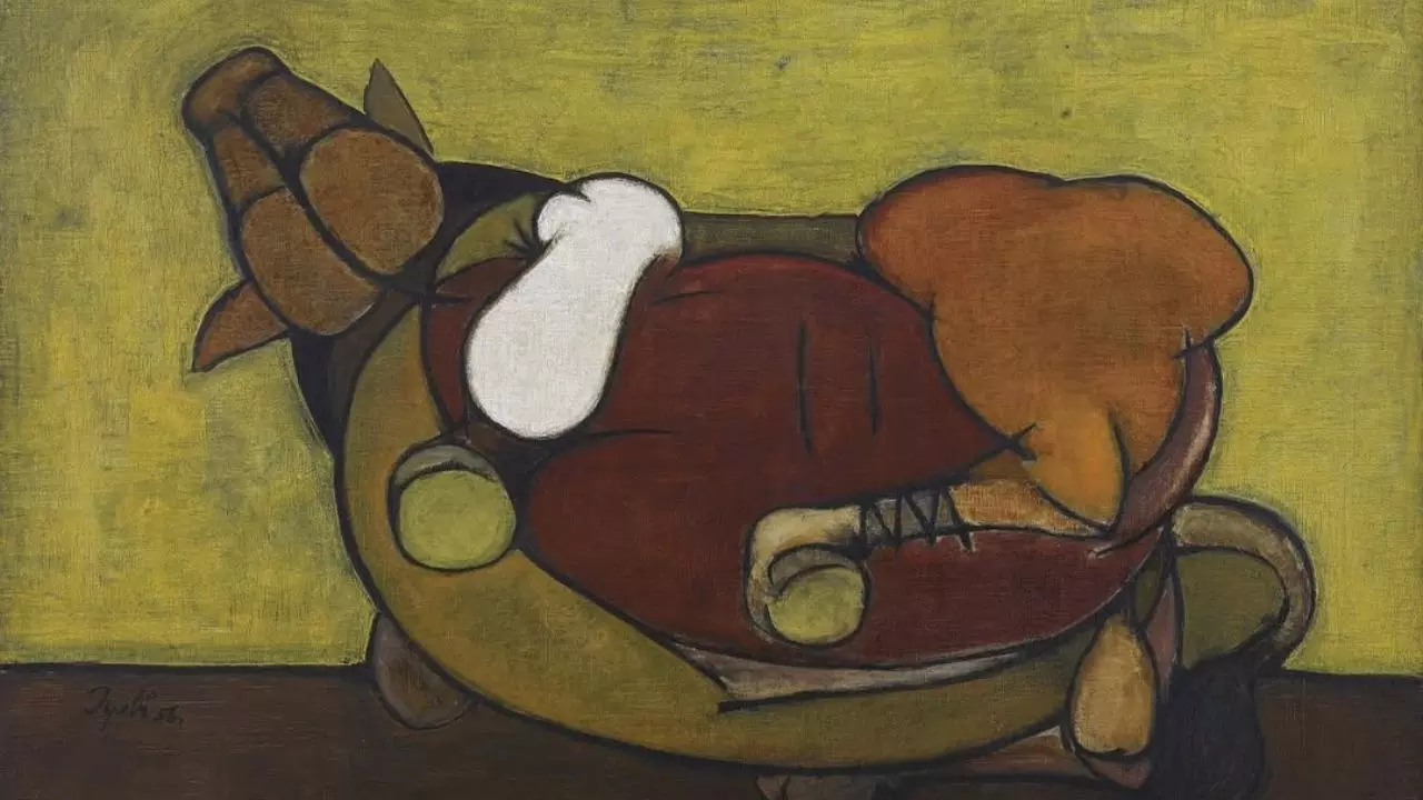 61.8 करोड़ में बिकी Tyeb Mehta की बुल पेंटिंग, जानें कहां से मिली इसे बनाने की इंस्पिरेशन 61.8 करोड़ में बिकी Tyeb Mehta की बुल पेंटिंग, जानें कहां से मिली इसे बनाने की इंस्पिरेशन