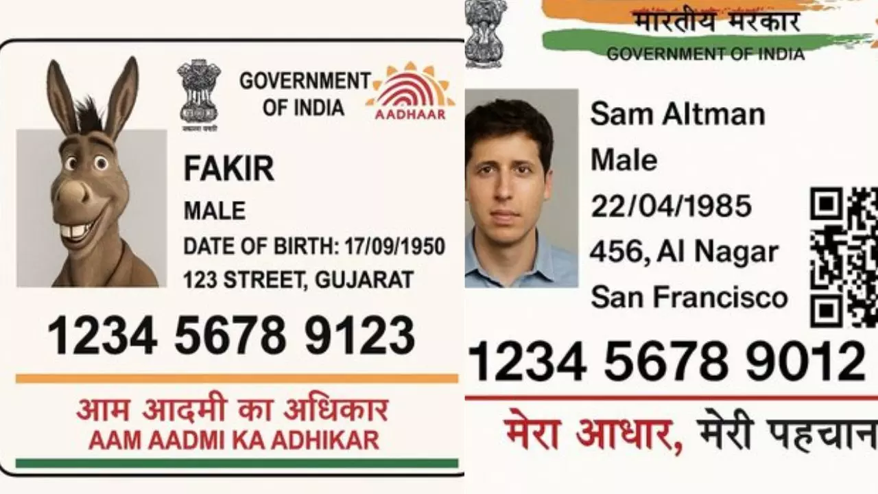 सावधान! ChatGPT बना रहा यूजर्स के फर्जी PAN और Aadhaar कार्ड, जानें सुरक्षा को कितना खतरा? सावधान! ChatGPT बना रहा यूजर्स के फर्जी PAN और Aadhaar कार्ड, जानें सुरक्षा को कितना खतरा?
