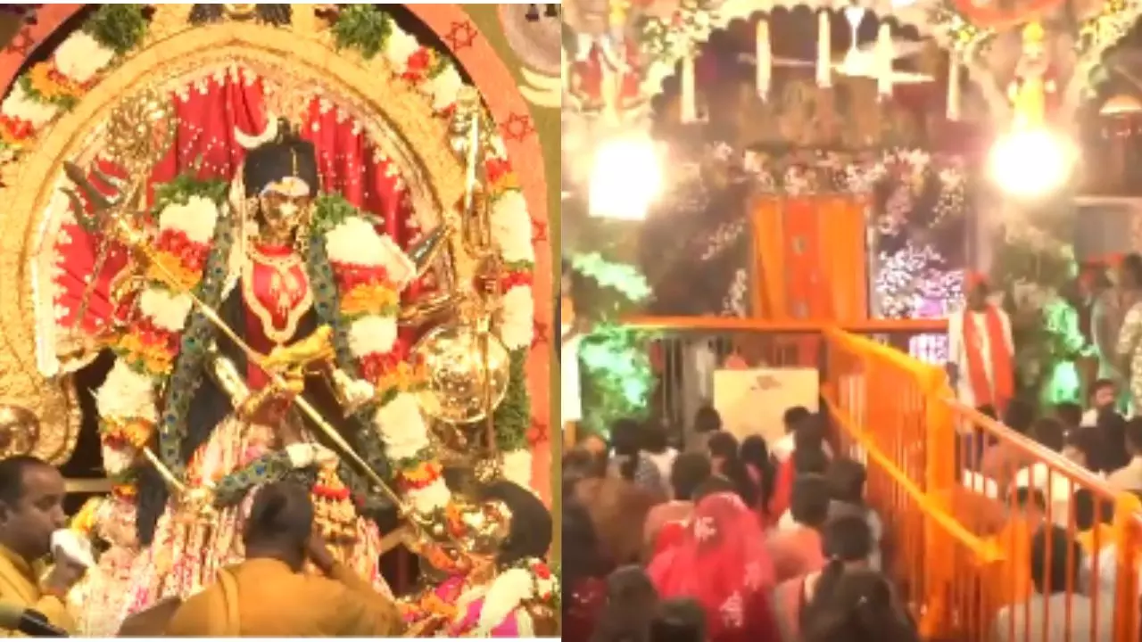 देशभर में रामनवमी की धूम, चैत्र नवरात्रि का आखिरी दिन मंदिरों में  मां सिद्धिदात्री  की विशेष आरती | VIDEO