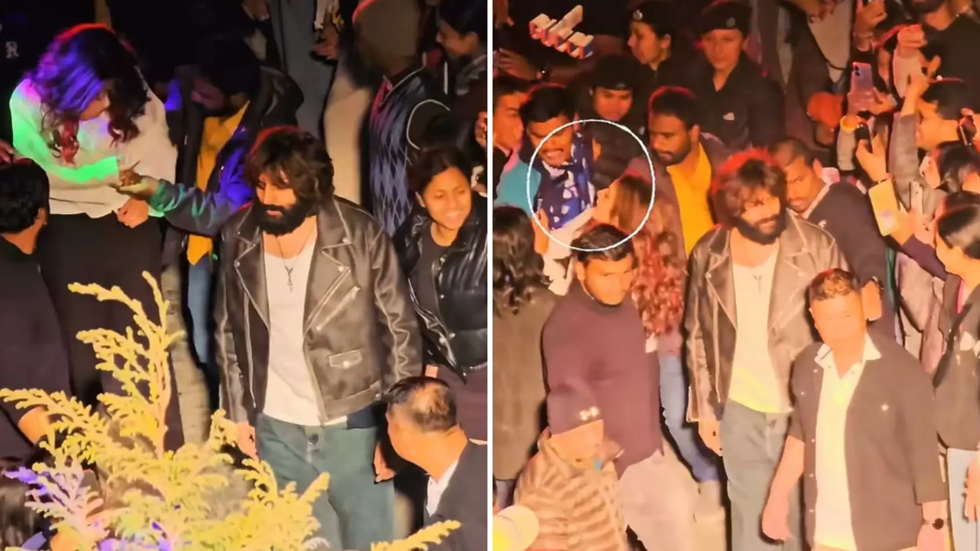 Kartik Aryan के पीछे चल रही थी Sreeleela, जबरन भीड़ ने एक्ट्रेस को बुरी तरह से घसीटा; Video Viral Kartik Aryan के पीछे चल रही थी Sreeleela, जबरन भीड़ ने एक्ट्रेस को बुरी तरह से घसीटा; Video Viral