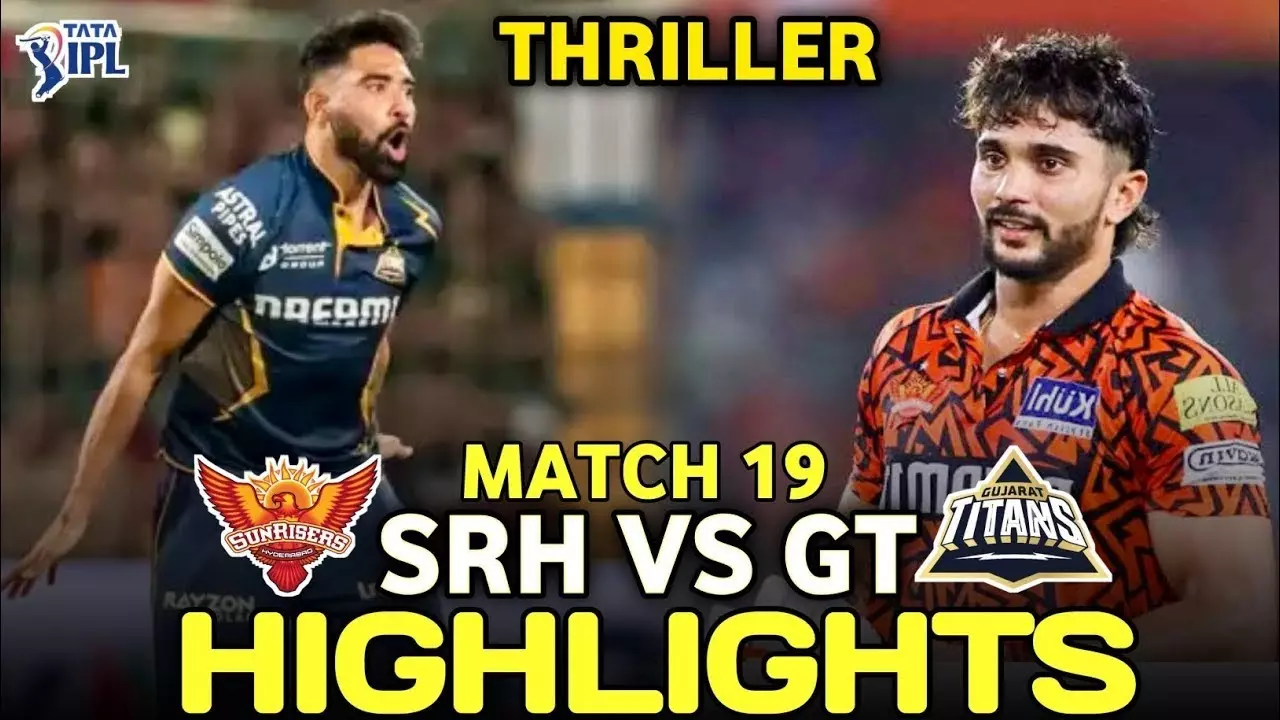 SRH vs GT: गुजरात की धमाकेदार जीत, गिल-रदरफोर्ड की बल्लेबाज़ी से सात विकेट से पस्त हुई हैदराबाद