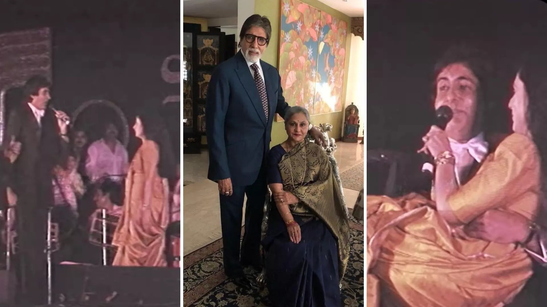 भरी महफिल में Jaya संग रोमांटिक हुए थे Amitabh Bachchan, गोद में उठाकर गाया- जिसकी बीवी छोटी; Viral Video