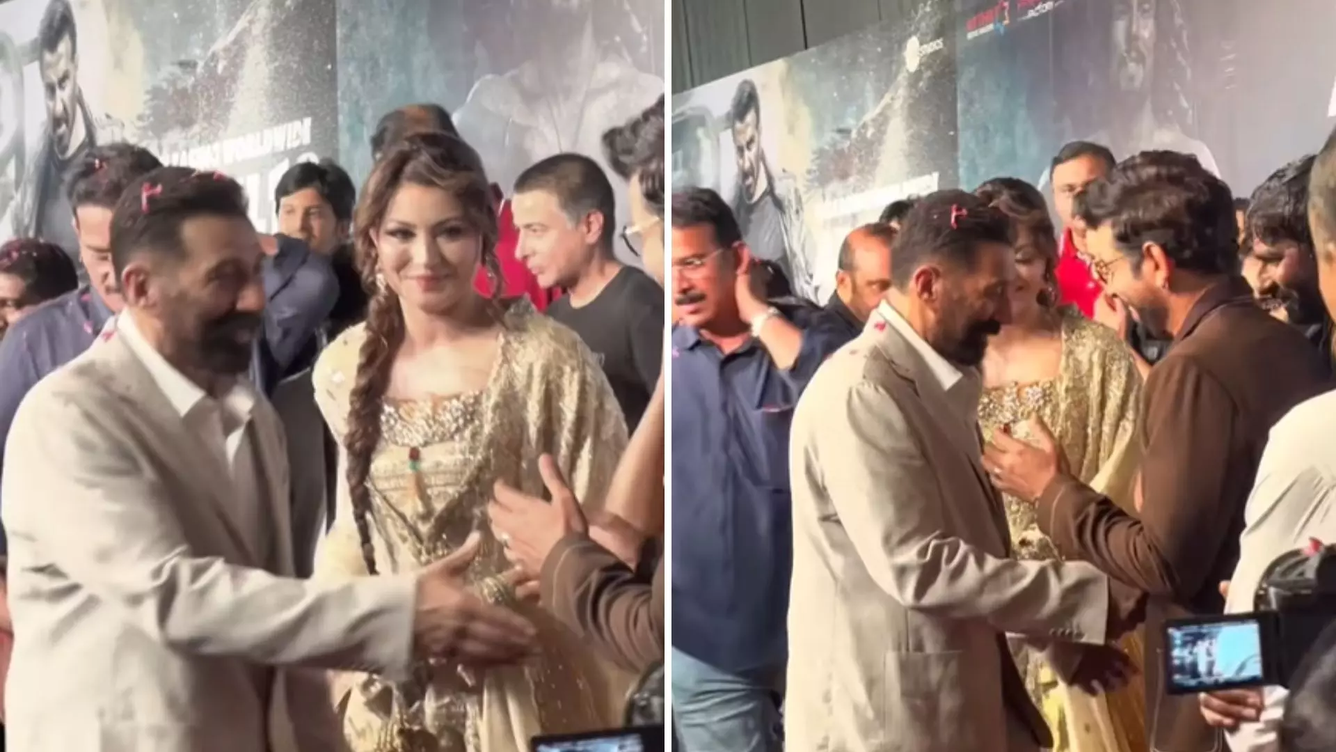 करा ली बेइज्जती.. Sunny Deol ने Urvashi को बुरी तरह से किया इग्नोर, फैंस दे रहे रिएक्शन; Video Viral करा ली बेइज्जती.. Sunny Deol ने Urvashi को बुरी तरह से किया इग्नोर, फैंस दे रहे रिएक्शन; Video Viral