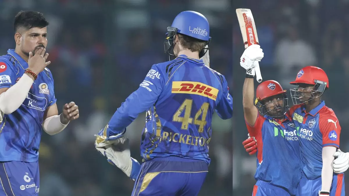 दिल्ली को मिली IPL 2025 की पहली हार, मुंबई ने 12 रनों से हराया; करुण नायर की तूफानी फिफ्टी नहीं आई काम दिल्ली को मिली IPL 2025 की पहली हार, मुंबई ने 12 रनों से हराया; करुण नायर की तूफानी फिफ्टी नहीं आई काम
