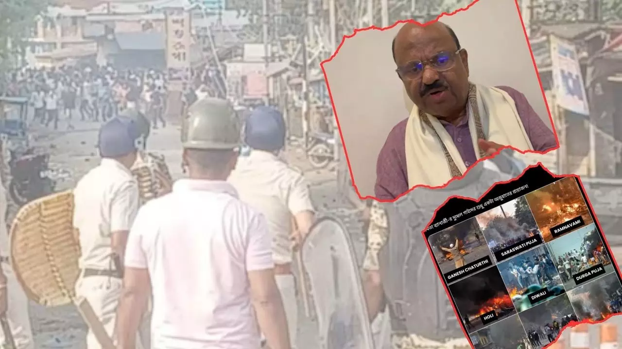 जवानों पर पेट्रोल बम से हमला, 400 लोगों का पलायन और इंटरनेट बंद; जानें कैसी है मुर्शिदाबाद की स्थिति जवानों पर पेट्रोल बम से हमला, 400 लोगों का पलायन और इंटरनेट बंद; जानें कैसी है मुर्शिदाबाद की स्थिति