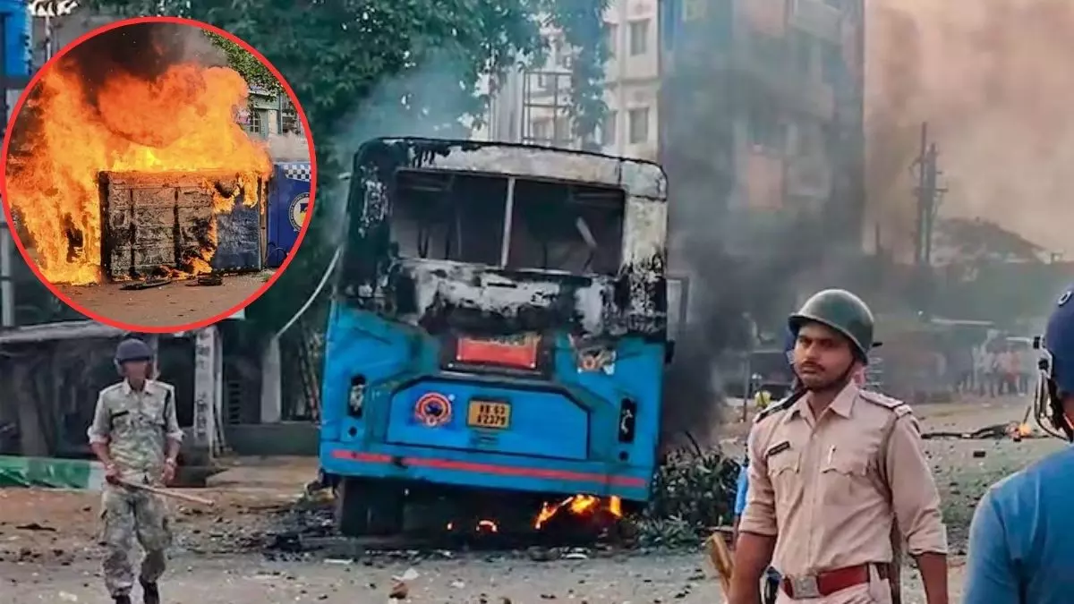 पुलिस 10000 की भीड़ से भिड़ी, हथियारों से लैस था हुजूम... मुर्शिदाबाद हिंसा पर हाईकोर्ट को दी गई रिपोर्ट में बोली बंगाल सरकार