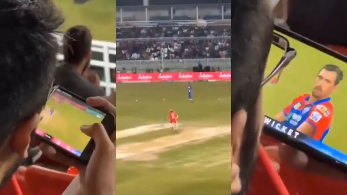 पाकिस्तान की गजब बेइज्जती, PSL का मैच देखने पहुंचा दर्शक मोबाइल पर देख रहा था IPL; वीडियो वायरल पाकिस्तान की गजब बेइज्जती, PSL का मैच देखने पहुंचा दर्शक मोबाइल पर देख रहा था IPL; वीडियो वायरल