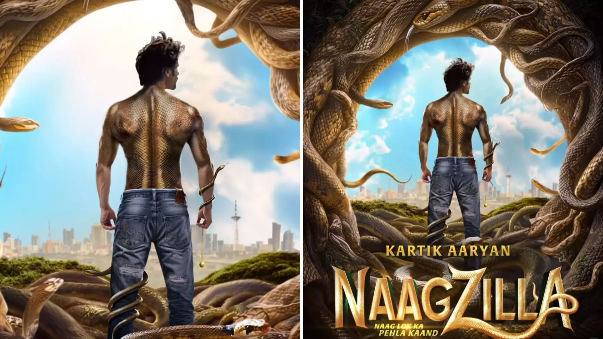 Naagzilla में अपना जहर फैलाएंगे Kartik Aaryan, पोस्टर देख फैंस ने कहा- धर्मा प्रोडक्शंस का एकताकरण’ Naagzilla में अपना जहर फैलाएंगे Kartik Aaryan, पोस्टर देख फैंस ने कहा- धर्मा प्रोडक्शंस का एकताकरण’