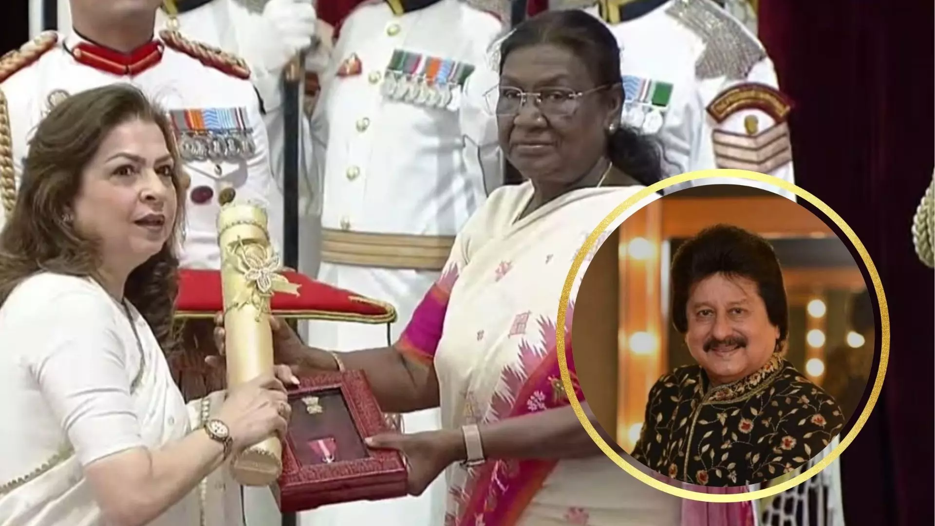 दिवगंत गजल गायक Pankaj Udhas को मरणोपरांत पद्म भूषण से किया सम्मानित, भावुक हुईं पत्नी और बेटियां