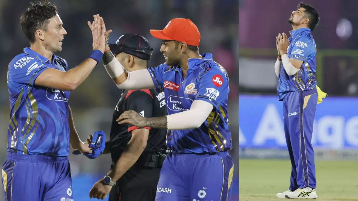 IPL 2025: राजस्थान को 100 रन से हराकर प्वाइंट्स टेबल में टॉप पर पहुंची मुंबई, कर्ण शर्मा-ट्रेंट बोल्ट ने चटकाए 3-3 विकेट