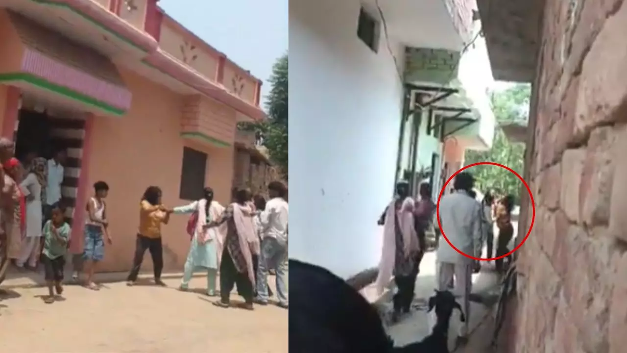 पति के अफेयर का खुलासा और फिर... पत्नी ने प्रेमिका को बना दिया Punching Bag | VIDEO