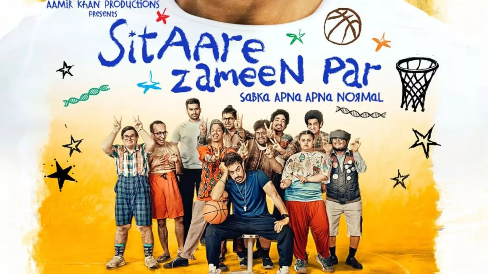 Sitaare Zameen Par Poster Out : दस नए चेहरों के साथ Aamir Khan एक बार फिर लाए हैं दिल छू लेने वाली कहानी Sitaare Zameen Par Poster Out : दस नए चेहरों के साथ Aamir Khan एक बार फिर लाए हैं दिल छू लेने वाली कहानी