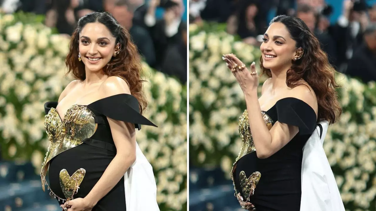 Met Gala 2025 : बेबी बंप फ्लॉन्ट करते हुए Kiara Advani ने बिखेरा जलवा, कस्टम-मेड गाउन में लगी बेहद खूबसूरत