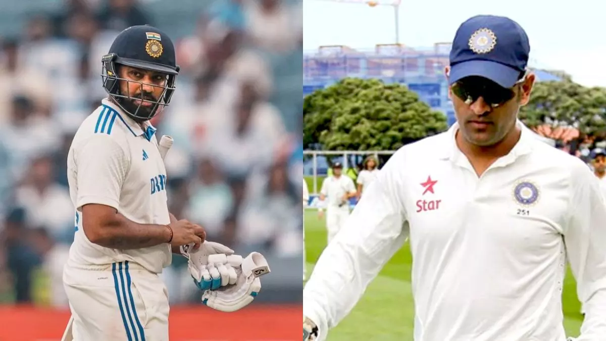 7 बजकर 29 मिनट पर संन्यास, मेलबर्न में अंतिम टेस्ट और वानखेड़े में....क्या धोनी के नक्शेकदम पर चले रोहित शर्मा? 7 बजकर 29 मिनट पर संन्यास, मेलबर्न में अंतिम टेस्ट और वानखेड़े में....क्या धोनी के नक्शेकदम पर चले रोहित शर्मा?