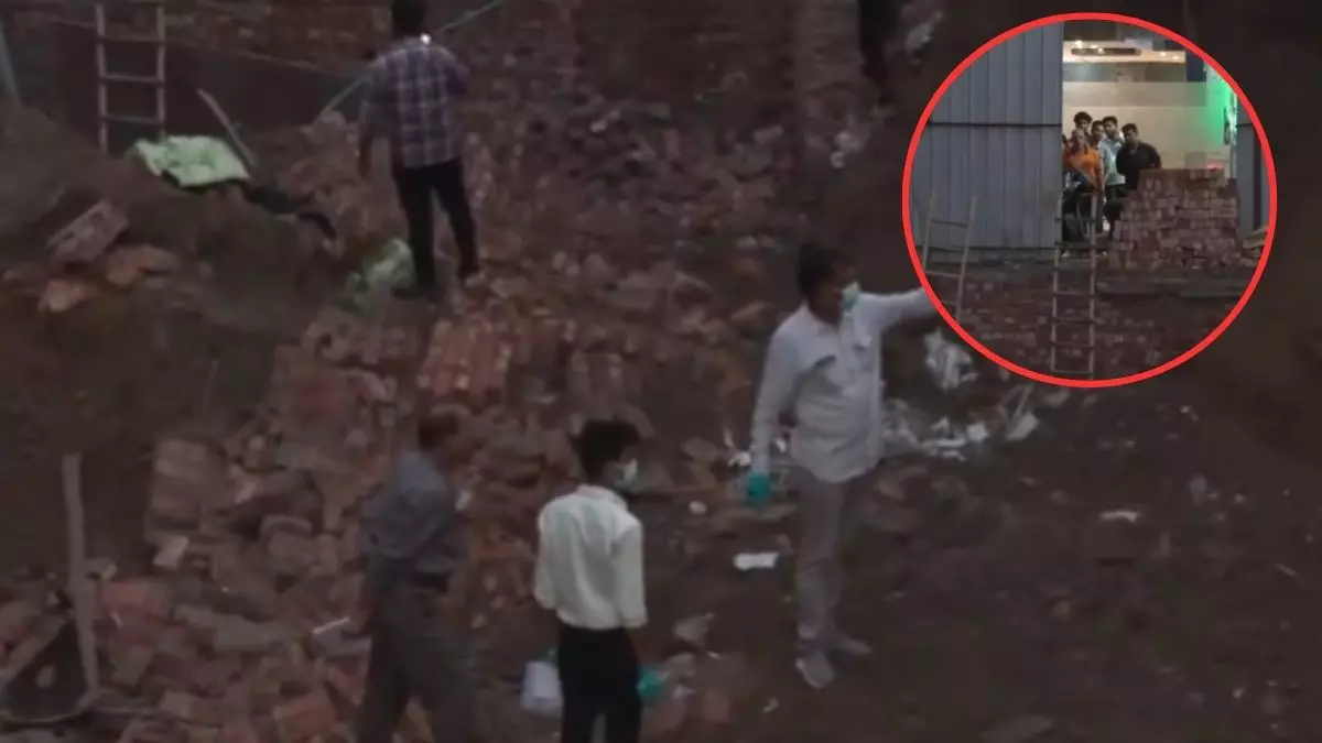 दिल्ली के पहाड़गंज में बड़ा हादसा, निर्माणाधीन इमारत गिरने से दो लोगों की मौत, एक की तलाश जारी