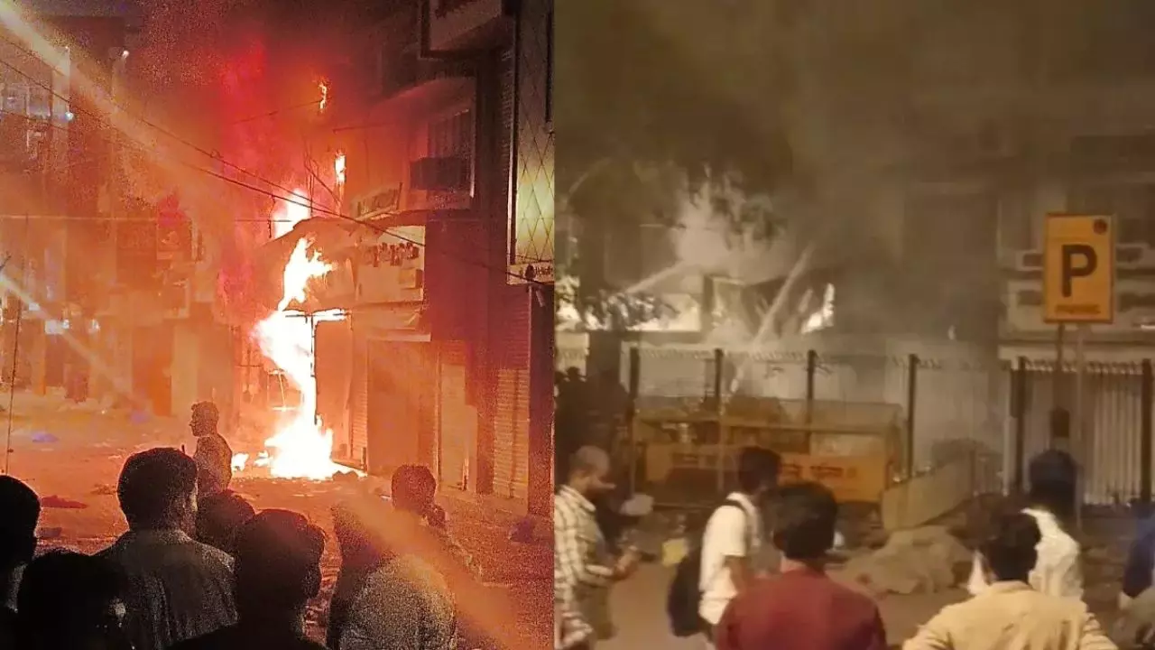 सरोजिनी नगर मार्केट में फैशन की दुकानों ने पहनी राख की चादर, दुकानदार बोले- हमारी दुनिया जल गई