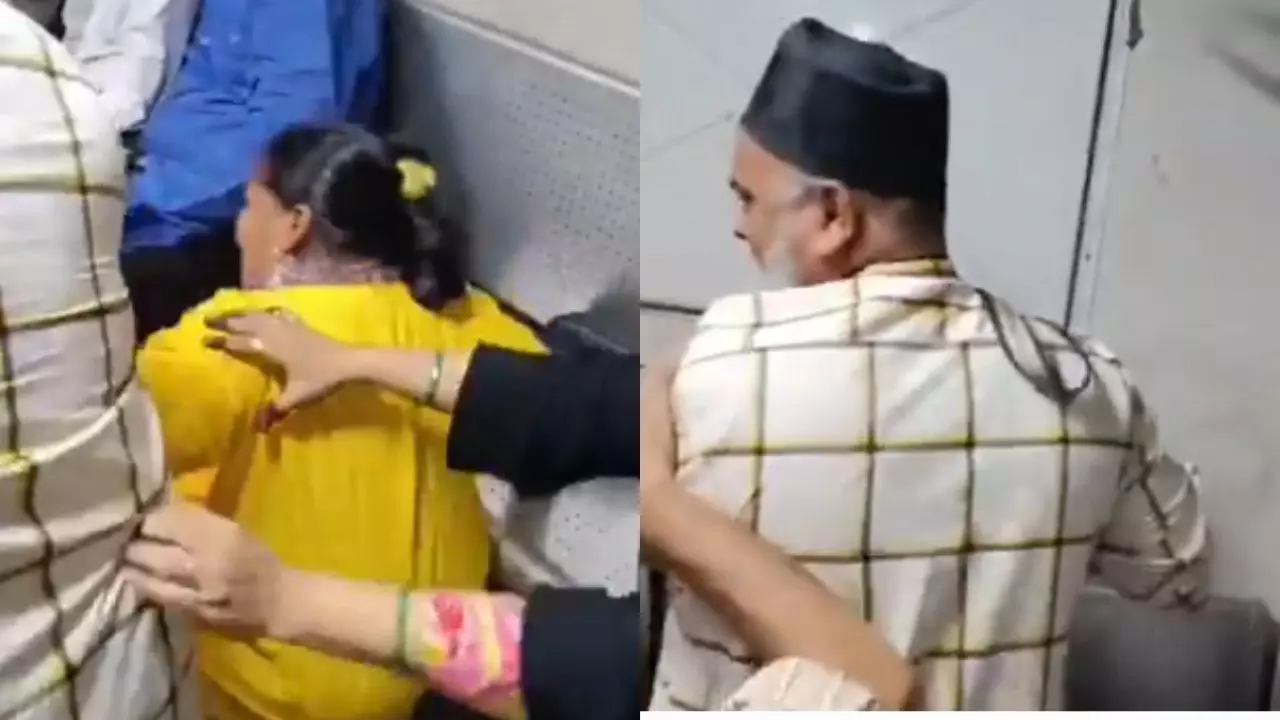 लोकल ट्रेन बनी अखाड़ा! ट्रेन में महिला के साथ मारपीट का Video Viral होने पर भड़के यूजर्स