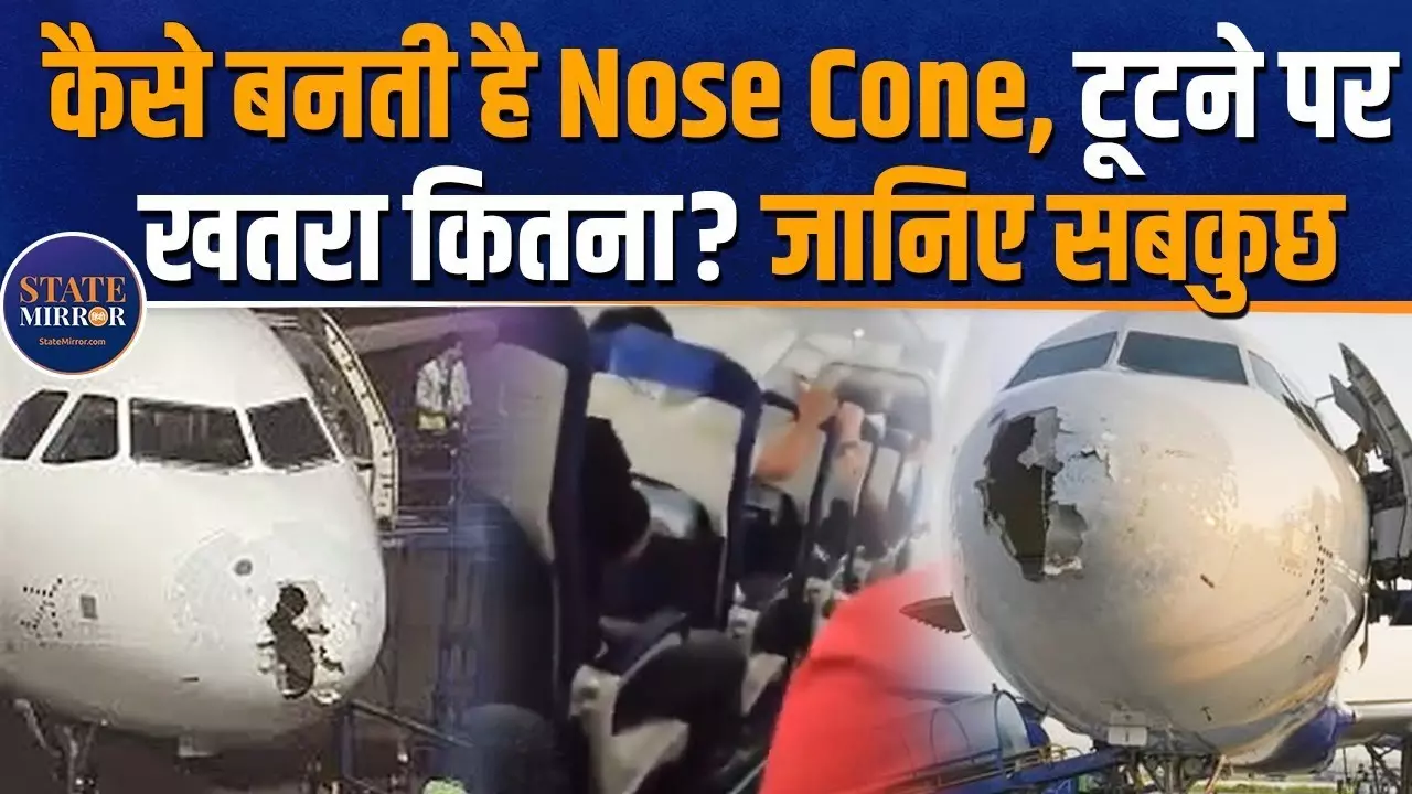 क्‍या होता है हवाई जहाज का Nose Cone, अगर टूट जाए तो क्‍या गिर सकता है विमान?