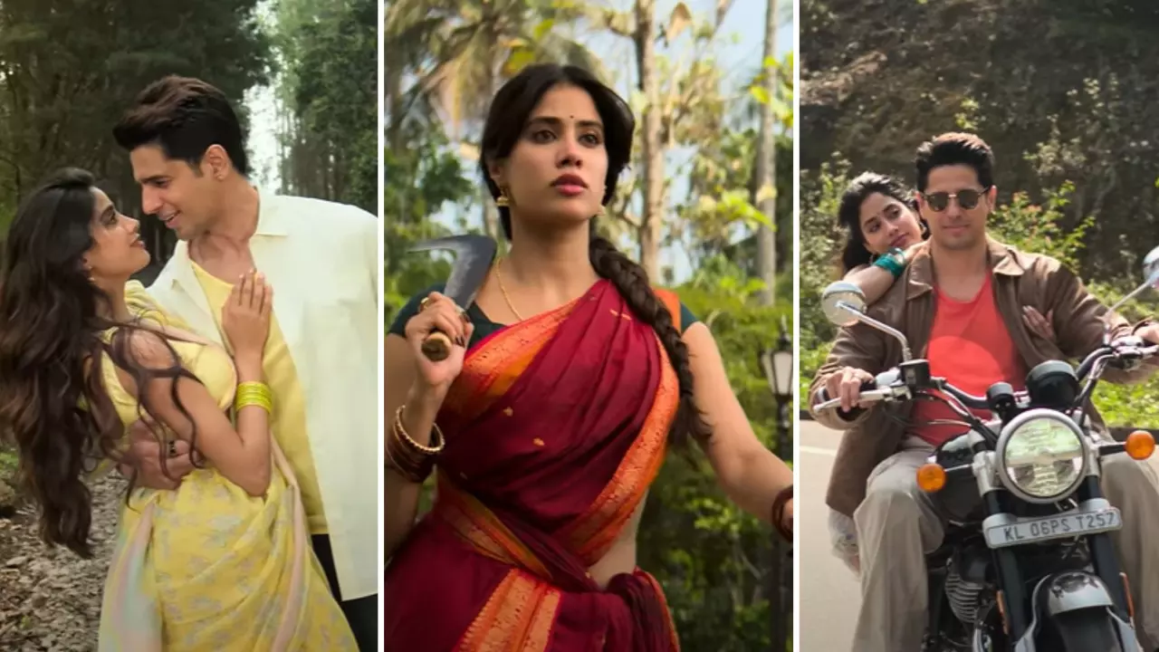 Janhvi Kapoor और Sidharth Malhotra की रोमांटिक फिल्म Param Sundari की पहली झलक, फैंस हुए दीवाने