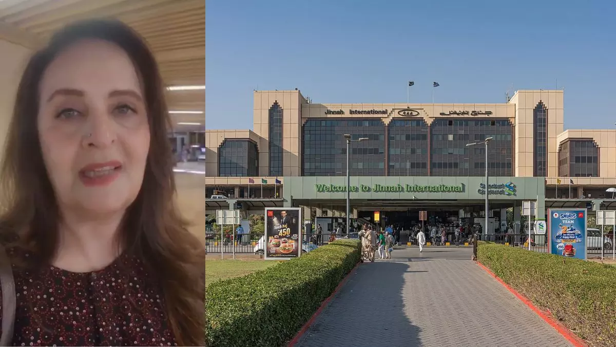 नया पाकिस्तान यही है क्या? वॉशरूम में पानी नहीं और बातें बड़ी-बड़ी, कराची एयरपोर्ट पर फूटा एक्ट्रेस हिना बेयत का गुस्सा;  Video वायरल