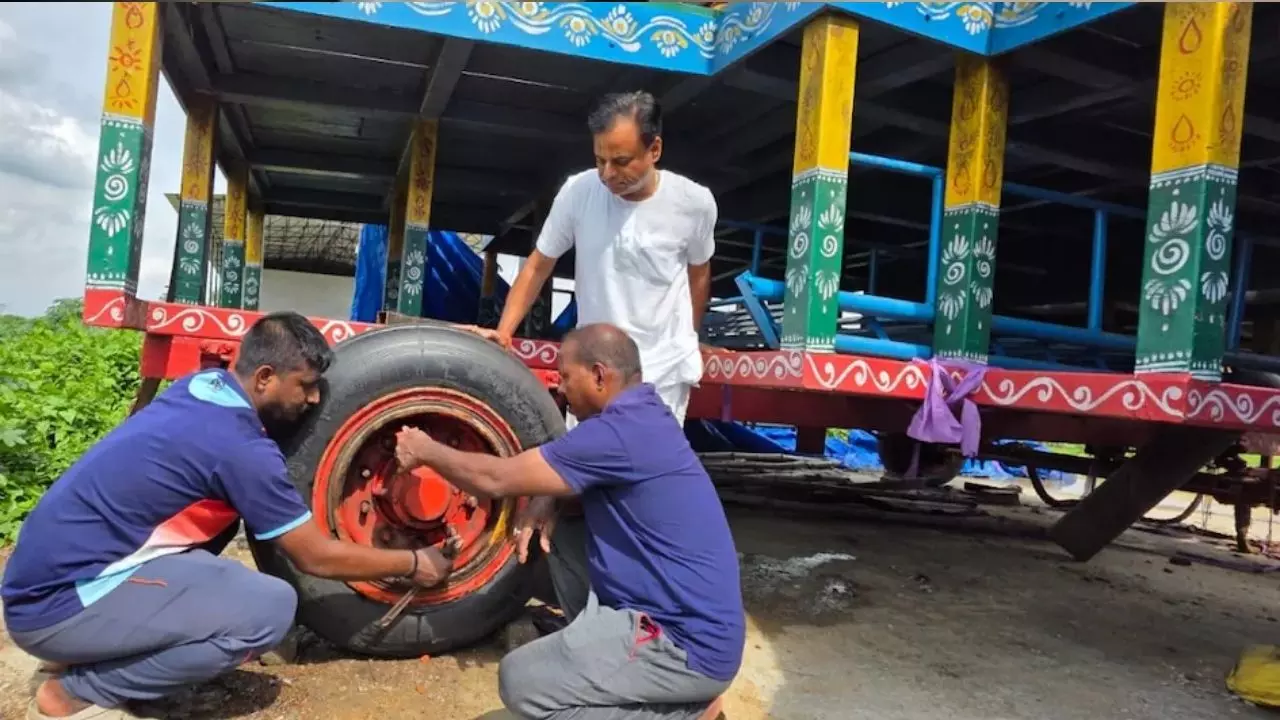 भगवान जगन्नाथ का रथ बना टेक्नो-चमत्कार, सुखोई के टायर ने संभाली परंपरा की कमान