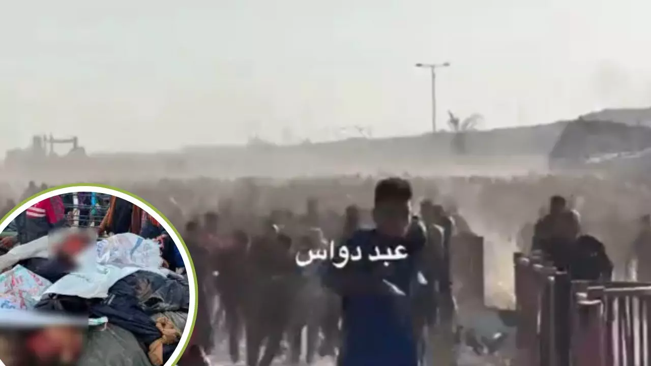 VIDEO: राफा हेल्प सेंटर के पास हुई गोलीबारी, लोगों पर बरसा मौत का साया, 26 की मौत कई घायल