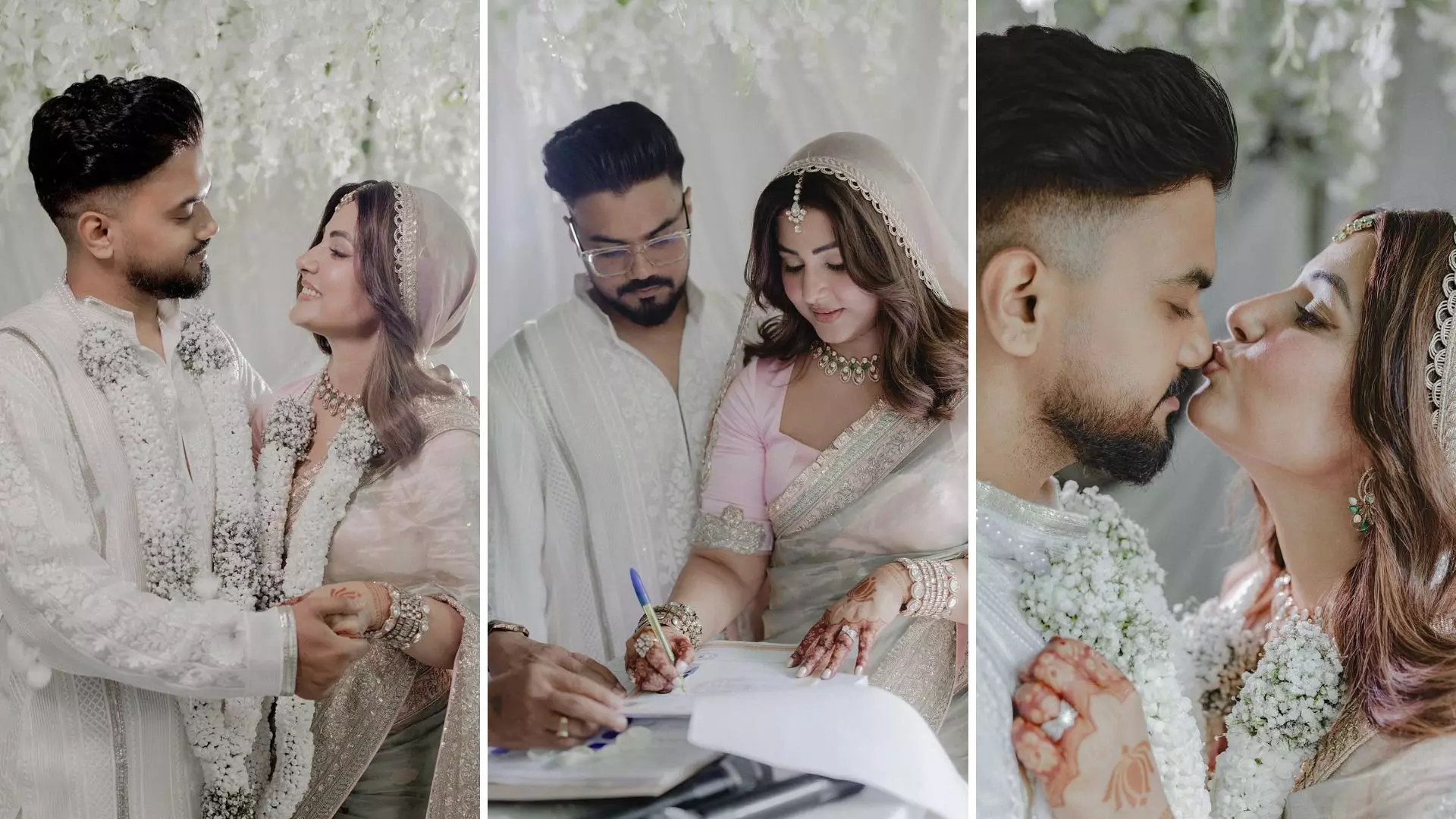 अब हम पति-पत्नी हुए... Hina Khan ने लॉन्ग टाइम बॉयफ्रेंड Rocky Jaiswal से रचाई शादी, शेयर की खूबसूरत तस्वीरें