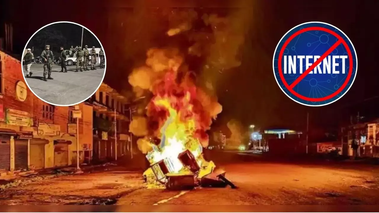 मणिपुर के 5 जिलों में इंटरनेट बंद, चप्पे चप्पे पर पुलिस तैनात; जानें अब क्यों भड़की हिंसा?