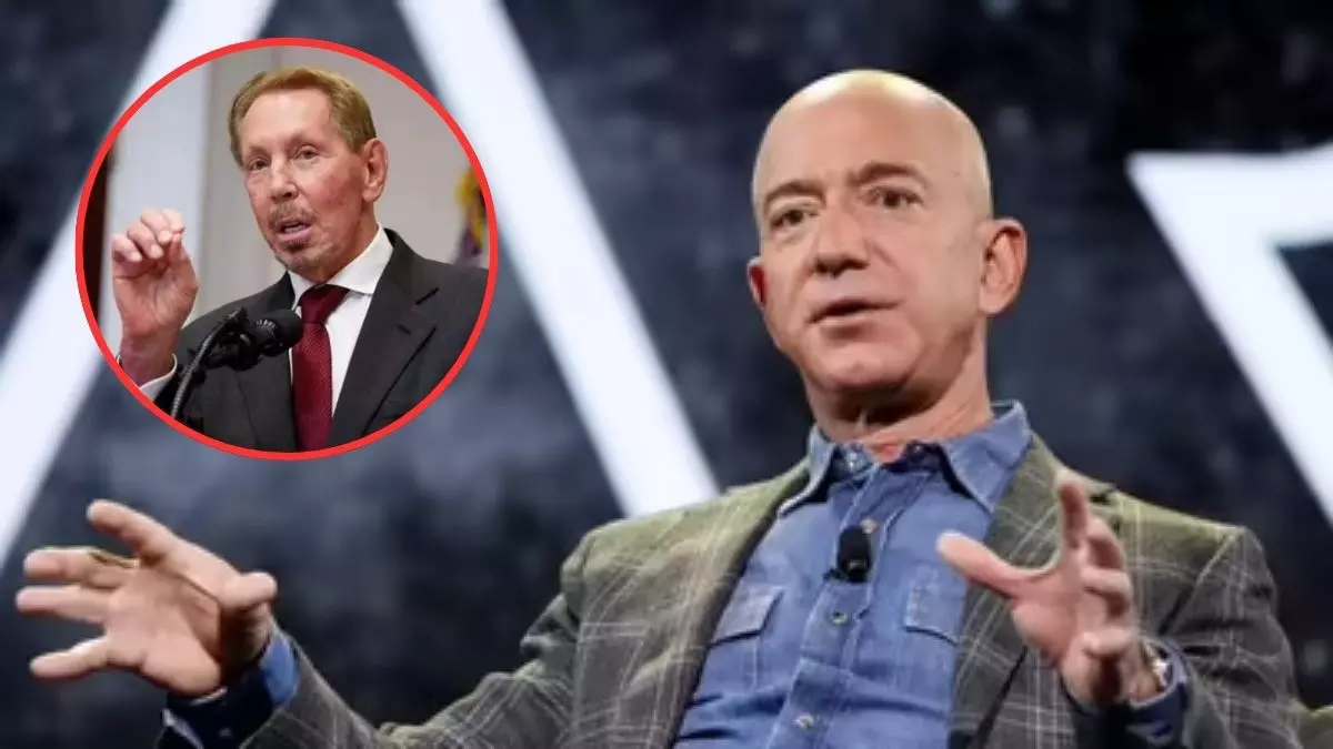 अब जेफ बेजोस नहीं, Oracle के लैरी एलिसन हैं नंबर 2; आखिर 8 साल बाद कैसे हिला Amazon Founder का सिंहासन? अब जेफ बेजोस नहीं, Oracle के लैरी एलिसन हैं नंबर 2; आखिर 8 साल बाद कैसे हिला Amazon Founder का सिंहासन?