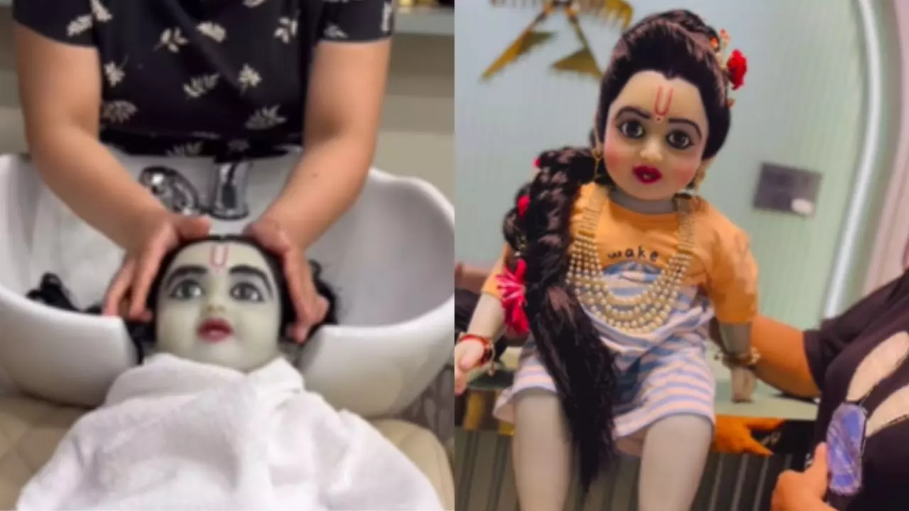 बाल कृष्ण का मेकओवर! सैलून के वीडियो पर भड़का इंटरनेट, देखें वायरल VIDEO