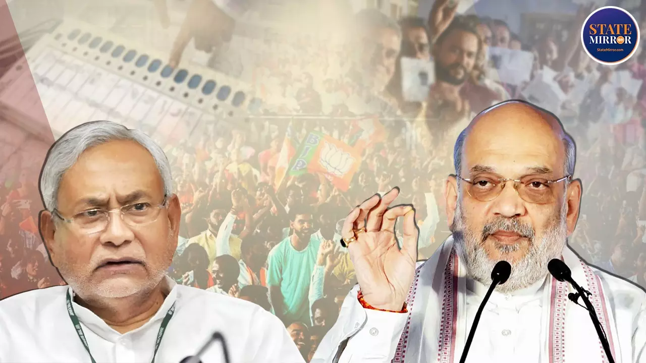 अमित शाह के बयान पर बिहार CM फेस को लेकर NDA में बवाल, विरोधियों का तंज- भुलावे में ना रहें नीतीश कुमार