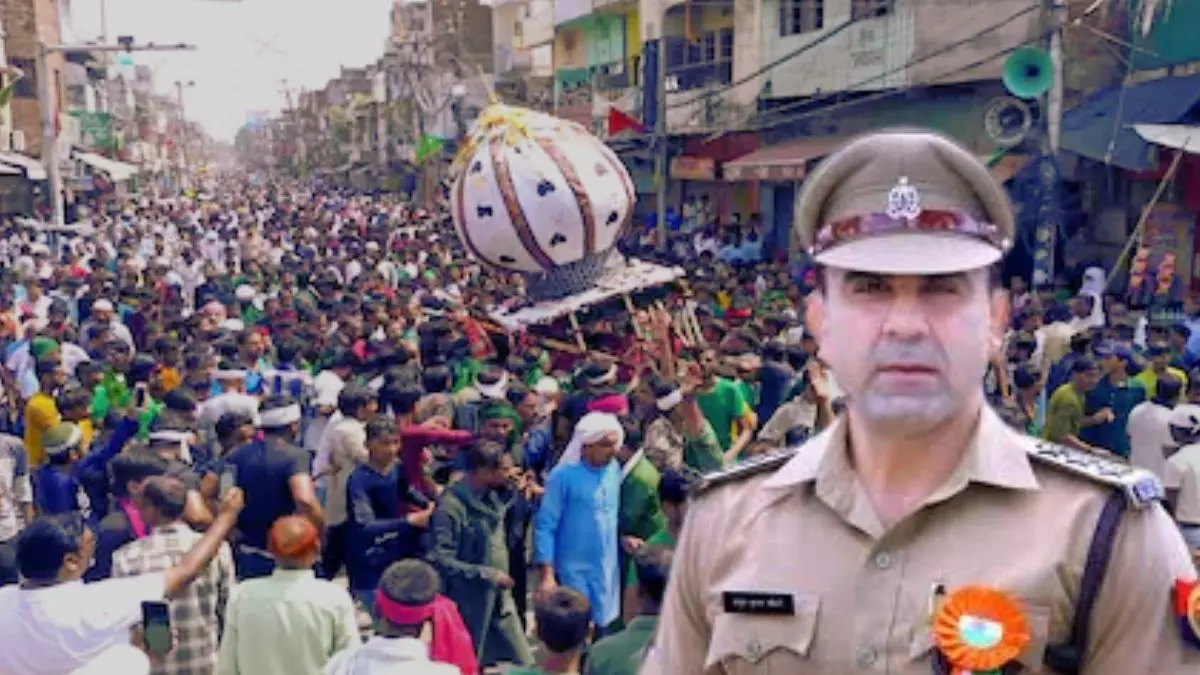 ताजिया कितने फीट का होना चाहिए? संभल सीओ अनुज चौधरी के मुर्हरम को लेकर दिए फरमान पर बवाल