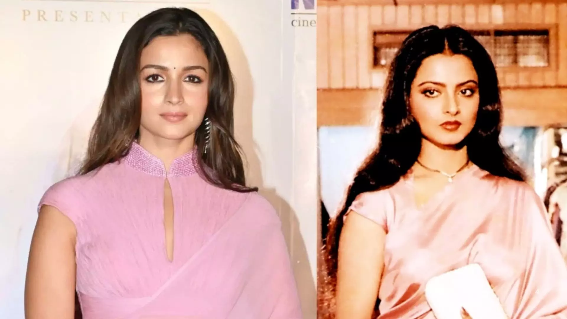 Rekha को Alia Bhatt ने दी स्टाइलिश ट्रिब्यूट, Umrao Jaan की स्क्रीनिंग में पहनी Silsila से इंस्पायर्ड पिंक साड़ी Rekha को Alia Bhatt ने दी स्टाइलिश ट्रिब्यूट, Umrao Jaan की स्क्रीनिंग में पहनी Silsila से इंस्पायर्ड पिंक साड़ी