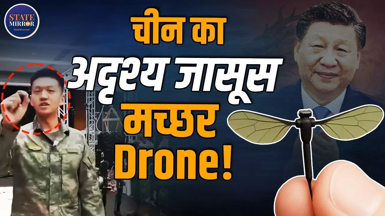 चीन के मच्छर ड्रोन से दुनिया हैरान, जासूसी युद्ध का नया खतरा! - Video
