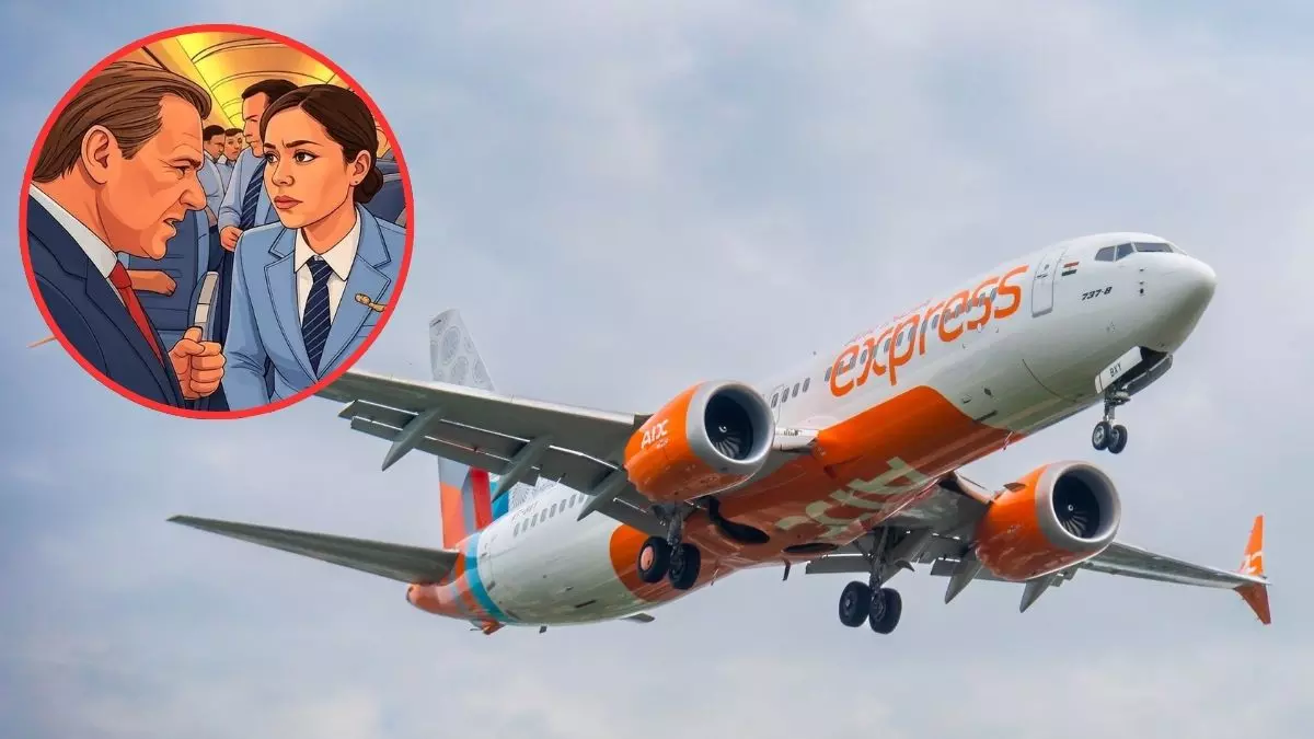 दुबई से जयपुर आ रही फ्लाइट में हंगामा! शख्स ने शराब के नशे में एयर होस्टेस से की छेड़छाड़, बाद में मांगी माफी दुबई से जयपुर आ रही फ्लाइट में हंगामा! शख्स ने शराब के नशे में एयर होस्टेस से की छेड़छाड़, बाद में मांगी माफी
