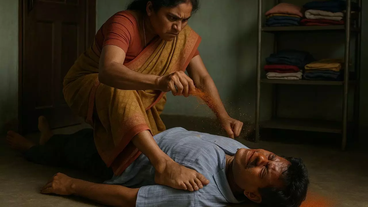 पत्नी ने पहले मिर्ची से किया पति को अंधा फिर गर्दन पर पैर रखकर दिया कुचल... कर्नाटक में प्रेमी के लिए बीवी बनी कत्ल की रानी पत्नी ने पहले मिर्ची से किया पति को अंधा फिर गर्दन पर पैर रखकर दिया कुचल... कर्नाटक में प्रेमी के लिए बीवी बनी कत्ल की रानी