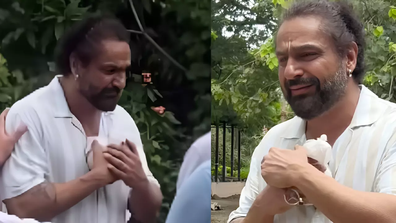 पत्नी Shefali Jariwala की अस्थियों को सीने से लगाए बिलख पड़े Parag Tyagi, देखें VIDEO