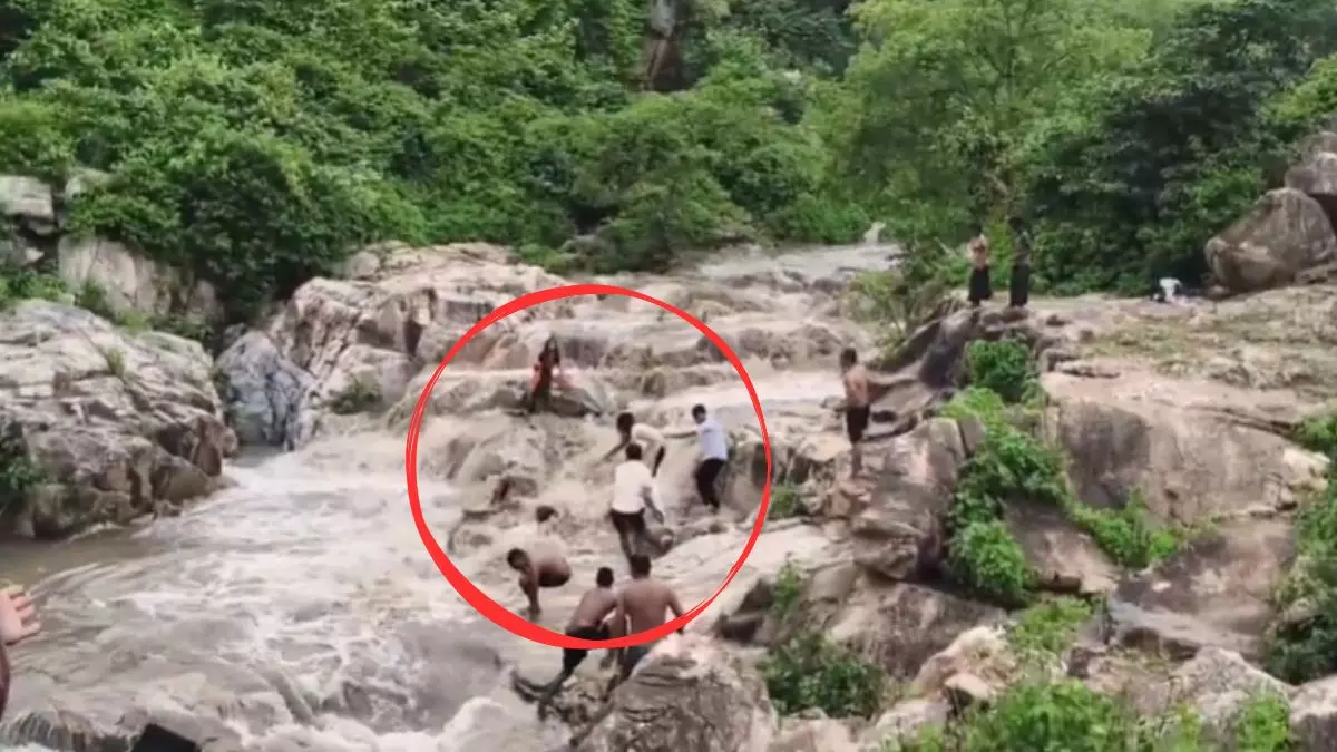 क्या आप भी मानसून में वाटरफॉल जाना चाहते हैं? उससे पहले देख लीजिए यह रोंगटे खड़े कर देने वाला वीडियो