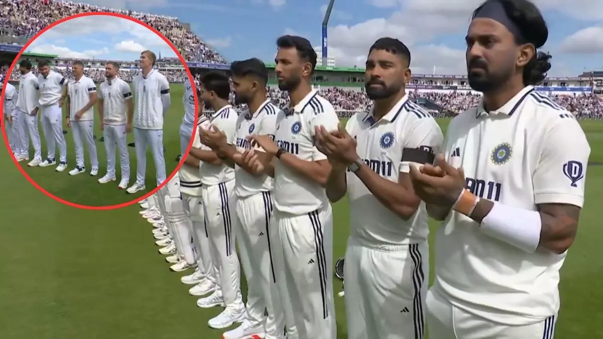 India vs England 2nd Test: एजबेस्टन टेस्ट शुरू होने से पहले भारत और इंग्लैंड के खिलाड़ियों ने बांह पर क्यों बांधी काली पट्टी?