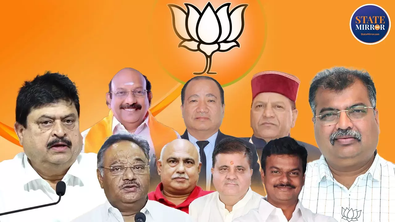 BJP New State Presidents: कोई डॉक्टर, कोई वकील, कोई बिजनेसमैन; मिलिए बीजेपी के 9 नए प्रदेश अध्यक्षों से BJP New State Presidents: कोई डॉक्टर, कोई वकील, कोई बिजनेसमैन; मिलिए बीजेपी के 9 नए प्रदेश अध्यक्षों से