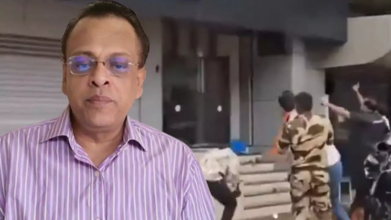 मराठी पर रार! सुशील केडिया ने ऐसा क्या कह दिया कि राज ठाकरे के गुंडों ने ऑफिस में मचाया तांडव, Video Viral मराठी पर रार! सुशील केडिया ने ऐसा क्या कह दिया कि राज ठाकरे के गुंडों ने ऑफिस में मचाया तांडव, Video Viral