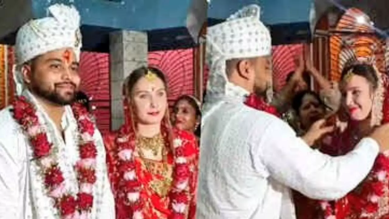 बिहार में आई Russian... विदेशी बहू पाकर घर वाले बोले- बन गई इंडिया- रूस की जोड़ी- Video