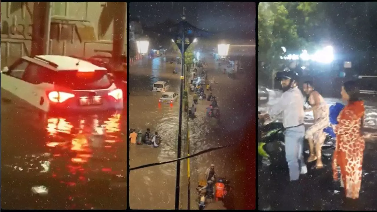 क्या हुआ तेरा वादा! बारिश ने दिल्ली को बना दिया स्विमिंग पूल, AAP नेता ने Videos शेयर कर रेखा सरकार पर कसा तंज क्या हुआ तेरा वादा! बारिश ने दिल्ली को बना दिया स्विमिंग पूल, AAP नेता ने Videos शेयर कर रेखा सरकार पर कसा तंज