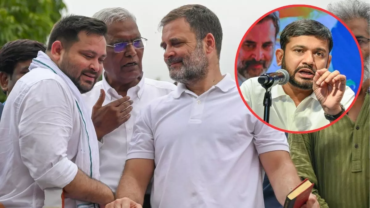 कन्हैया कुमार को राहुल गांधी की गाड़ी में चढ़ने से क्यों रोक दिया गया, कहीं वजह तेजस्वी यादव तो नहीं?