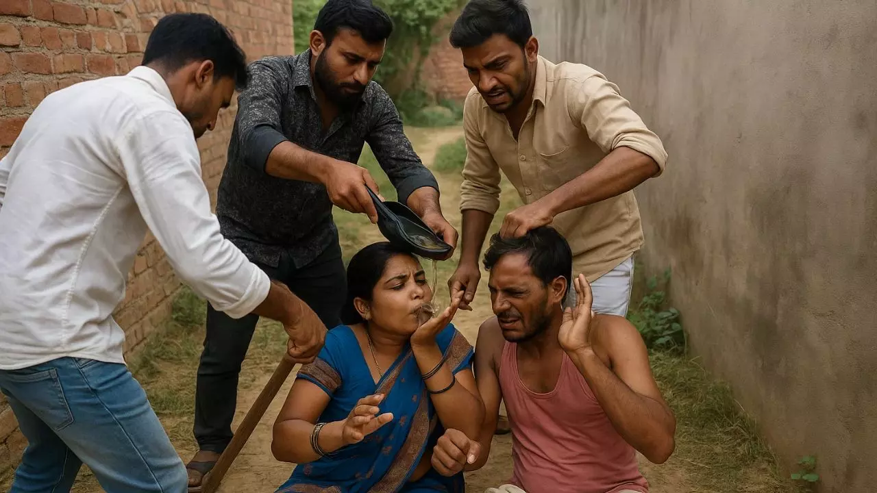 UP के मैनपुरी में फिर पेशाब कांड! जमीन के लिए दलित दंपति को पीटा फिर जूते में पेशाब भरकर पिलाया UP के मैनपुरी में फिर पेशाब कांड! जमीन के लिए दलित दंपति को पीटा फिर जूते में पेशाब भरकर पिलाया